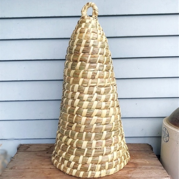 Tall Decorative Bee Skep - Picture 1 of 3